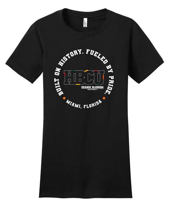 2025 Ladies OBC Built By History Fueled By Pride Tee - Black