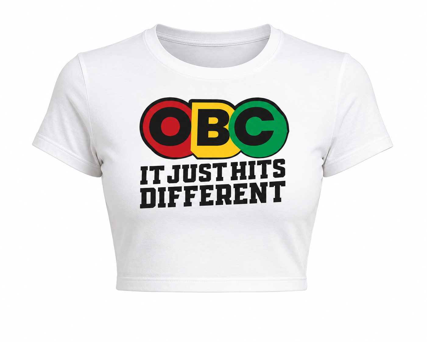 OBC It Just Hits Different Crop Top (FAMU)