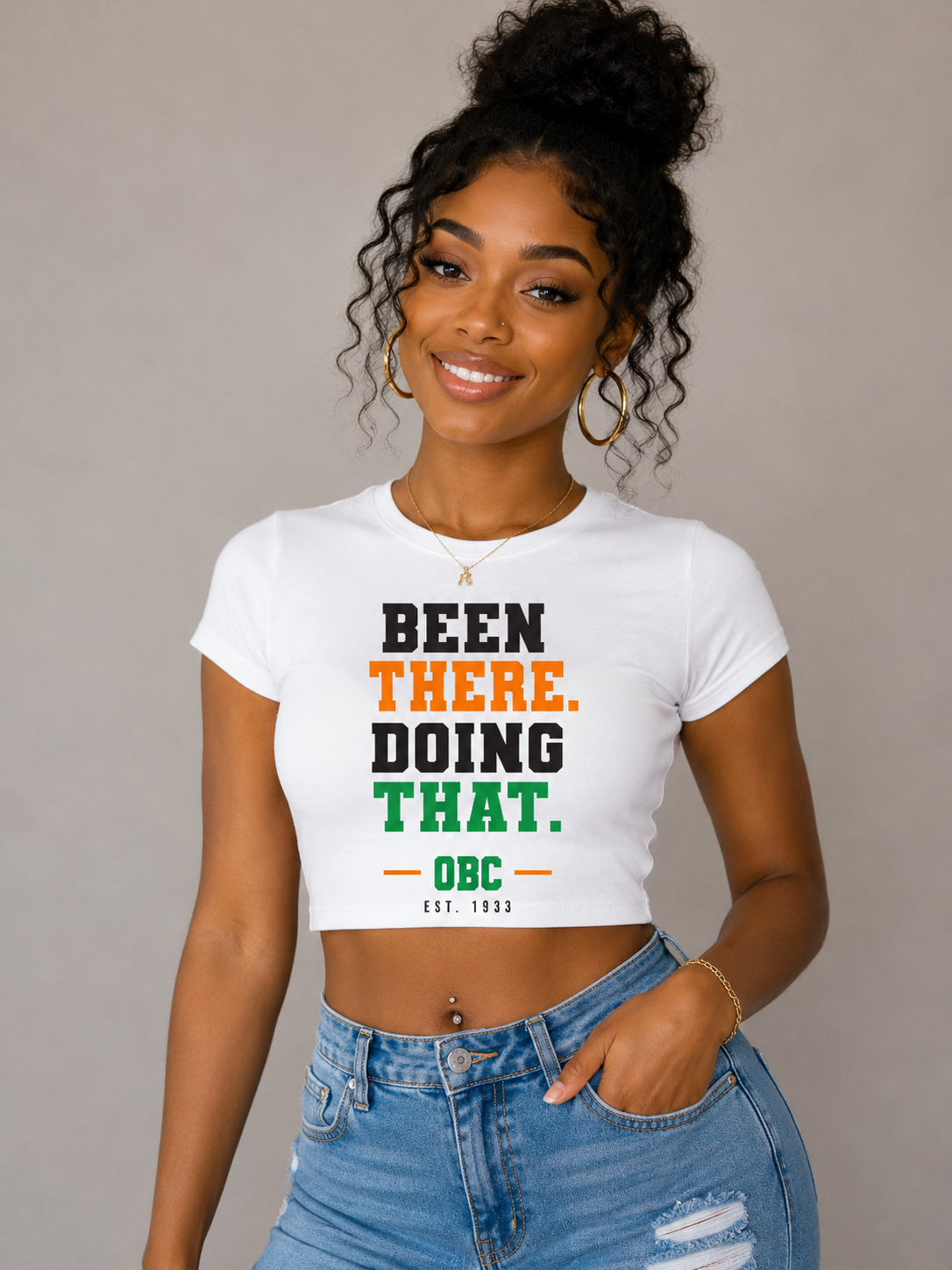 OBC - Been There Doing That (For the Culture) Cropped Tee