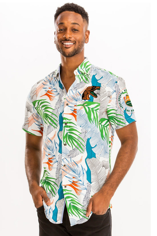 2023 Orange Blossom Classic Premium Fit Tropical Shirt - FAMU