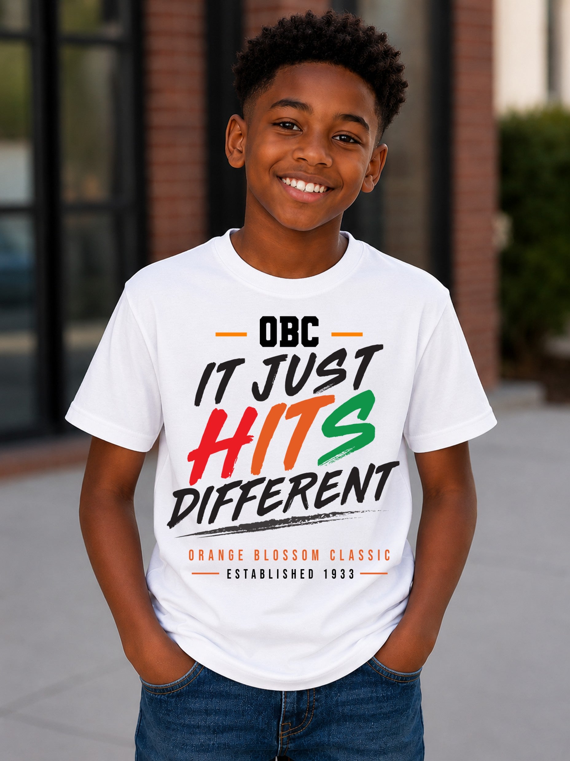 OBC It Just Hits Different Youth Tee
