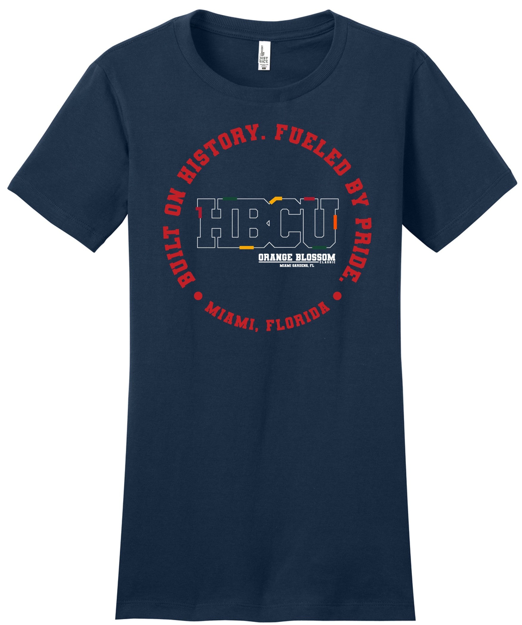 2025 Ladies OBC Built By History Fueled By Pride Tee - Navy Blue