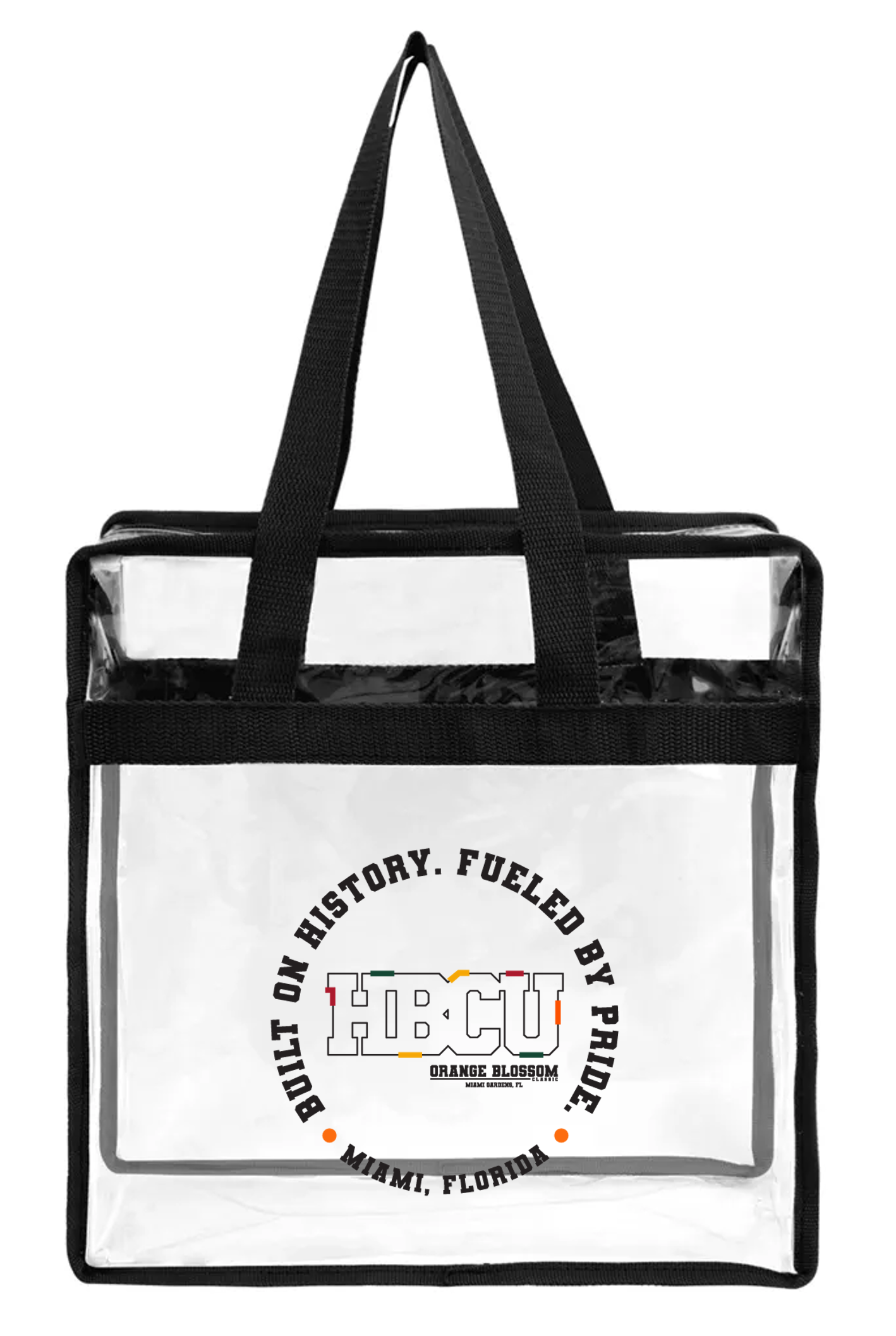 Stadium Approved OBC Clear Plastic Tote