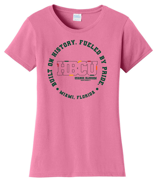 2025 Ladies OBC Built By History Fueled By Pride Tee - Pink