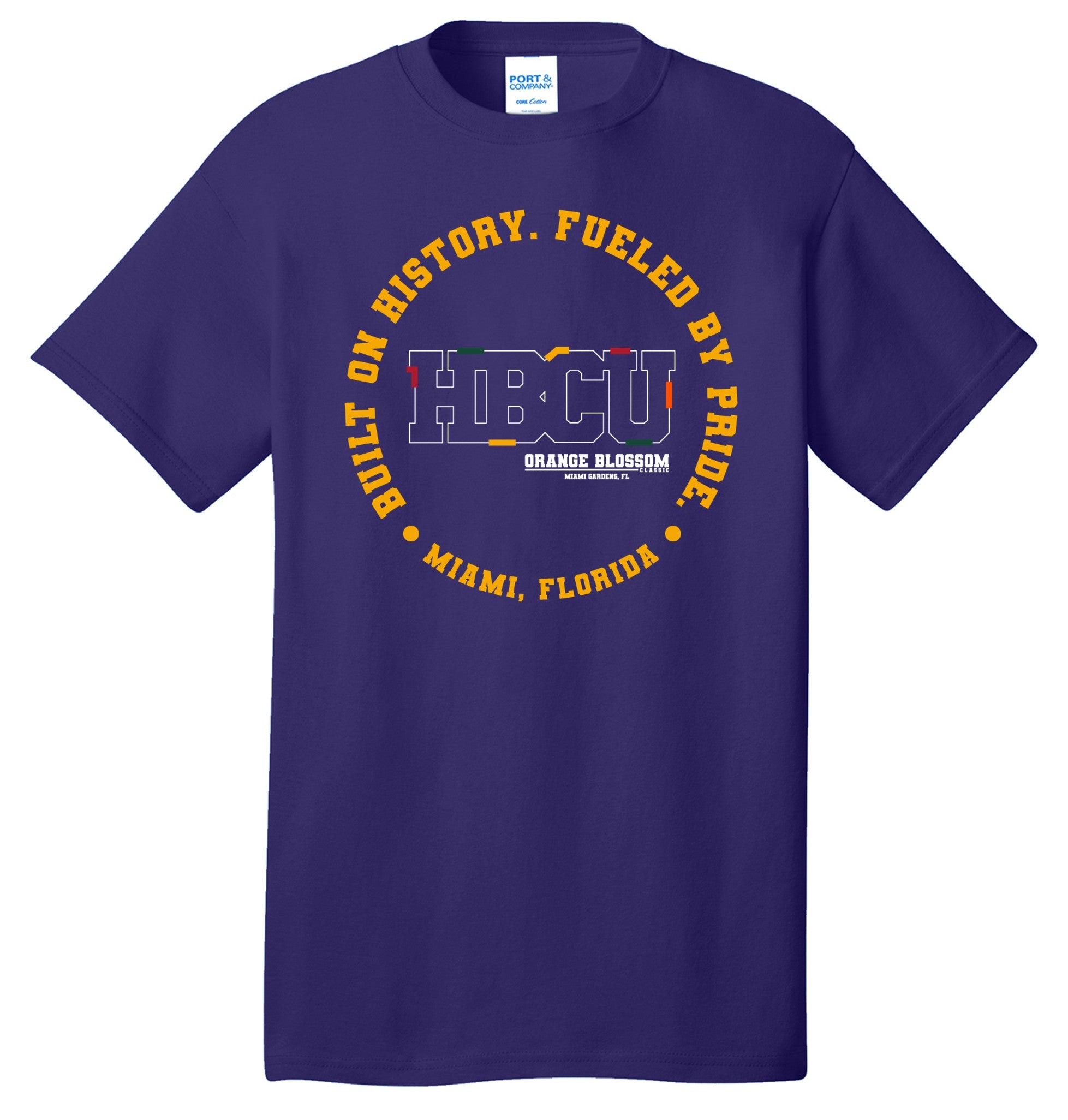 2025 OBC Built By History Fueled By Pride Tee - Purple