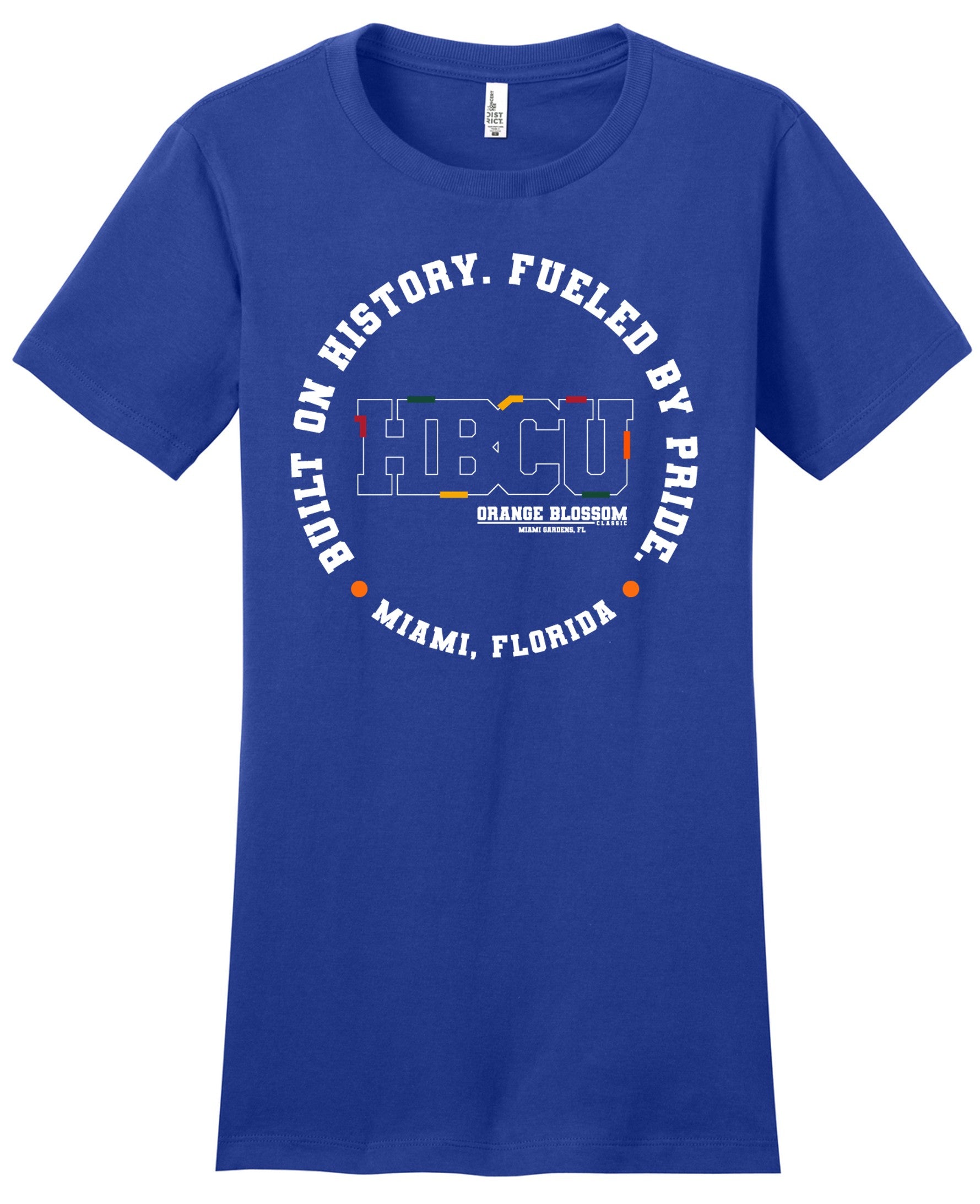 2025 Ladies OBC Built By History Fueled By Pride Tee - Royal Blue