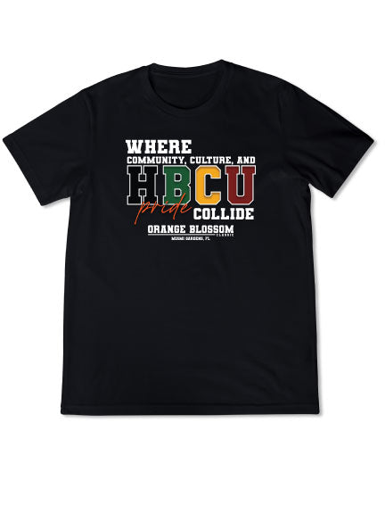 Orange Blossom Classic Commemorative HBCU Unisex Tee - (Community-Black)