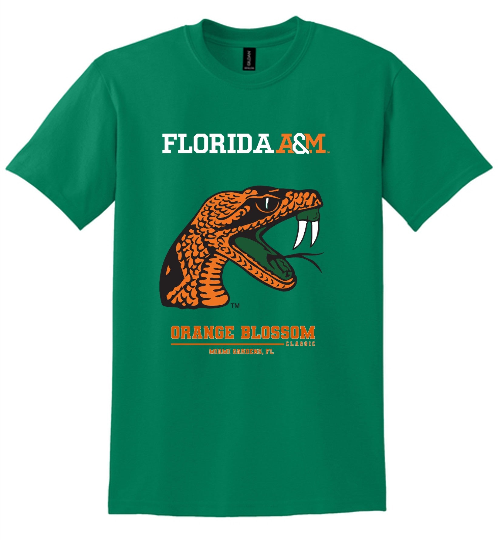 Orange Blossom Classic Short Sleeve Unisex Cotton Tee - FAMU (Youth)