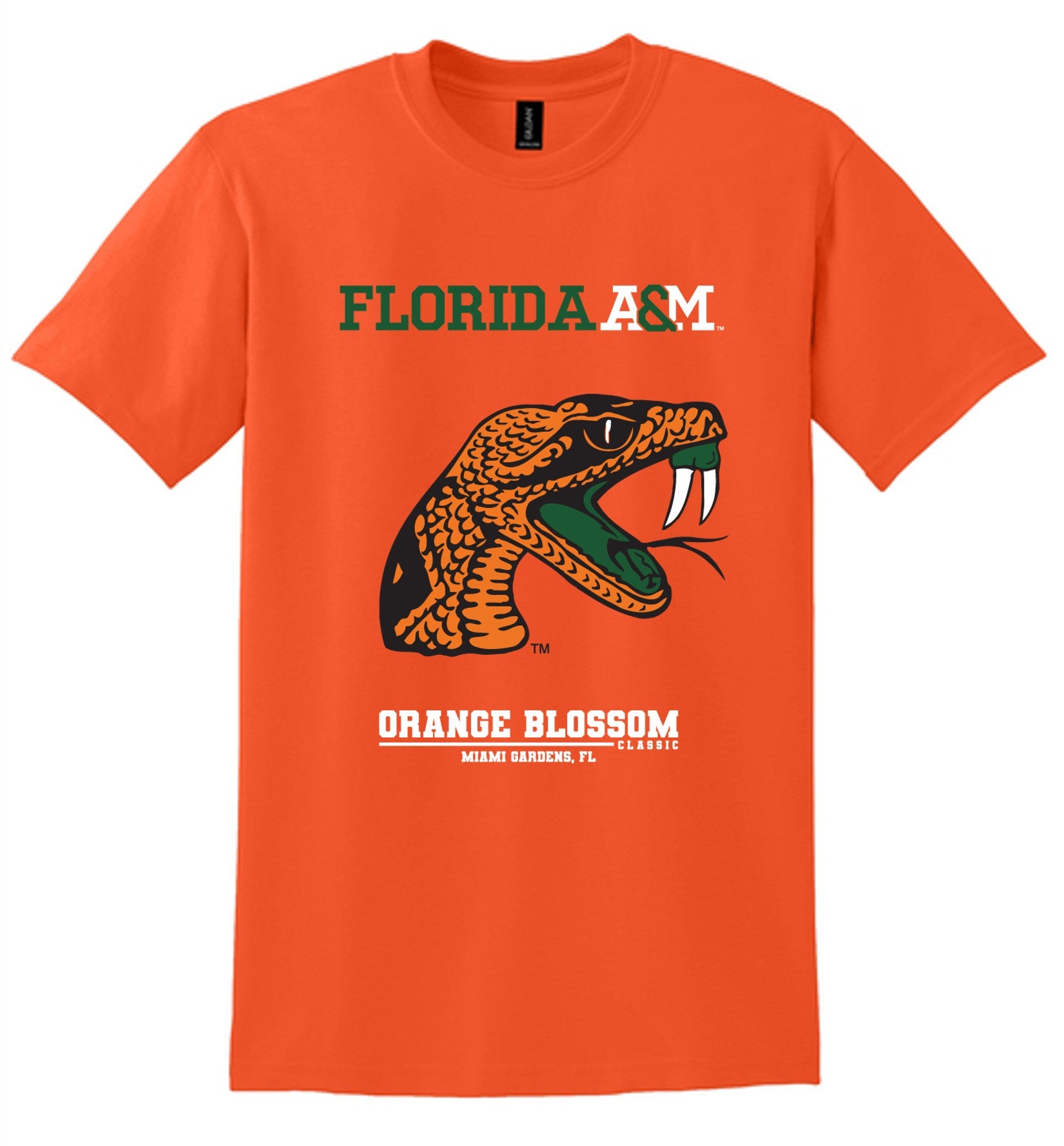 Orange Blossom Classic Short Sleeve Unisex Cotton Tee - FAMU (Youth)