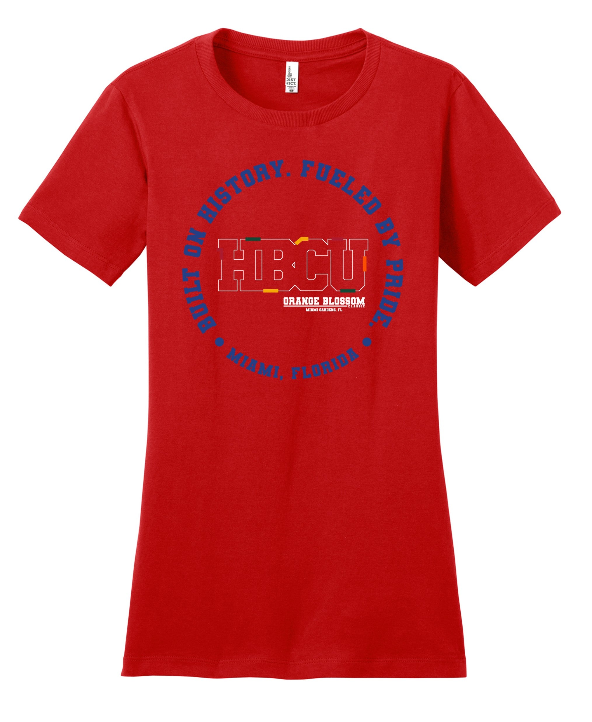 2025 Ladies OBC Built By History Fueled By Pride Tee - Red